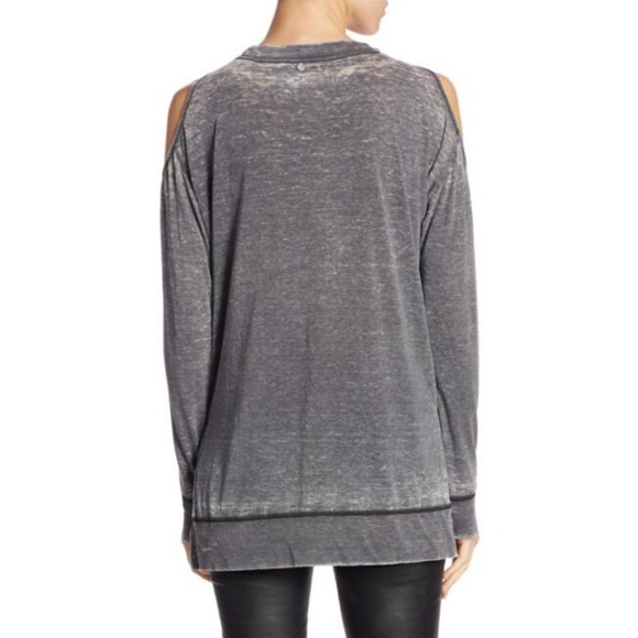 alice & olivia Cold Shoulder Sweatshirt (M) NWT - Picture 5 of 8